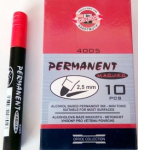 KH MARKER PERMANENT GROS ROSU K7308-20N