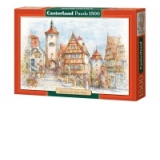 Puzzle 1500 piese Rothenburg ob der Tauber, Plonlein 151059