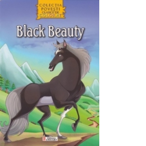 Black Beauty - Carte de colorat + poveste (Colectia Povesti clasice de colorat, format A4)