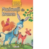 Muzicantii din Bremen - Carte de colorat + poveste (Colectia Povesti clasice de colorat, format A4)