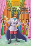 Cele 12 Printese dansatoare - Carte de colorat + poveste (Colectia Povesti clasice de colorat, format A4)