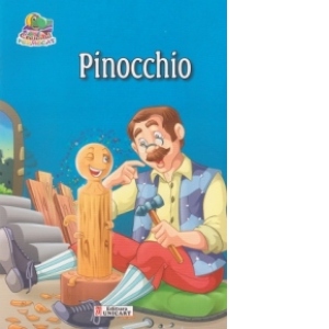 Pinocchio. Carte de colorat + poveste (format A5) (Colectia Creionul fermecat)