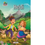 Heidi. Carte de colorat + poveste (format A5) (Colectia Creionul fermecat)