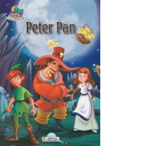 Peter Pan. Carte de colorat + poveste (format A5) (Colectia Creionul fermecat)