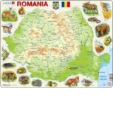 Puzzle Harta Romaniei