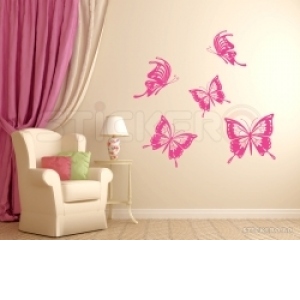 Sticker decorativ Set de Fluturi(60x50)