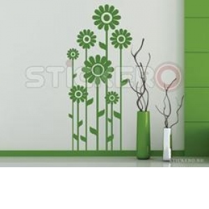 Sticker decorativ Florile Soarelui(60x134)