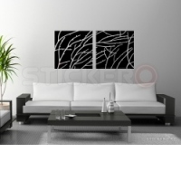 Tablou decorativ cu crengi(250x120)