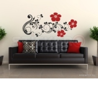 Sticker perete Decor Floral(111x50)
