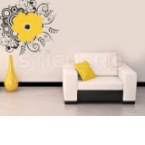 Floare abstracta - sticker decorativ(100x93)