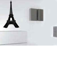 Sticker decorativ Turnul Eiffel (60x106 cm)