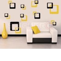 Sticker decorativ Patrate Moderne(90x146)