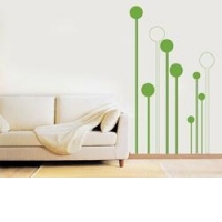 Sticker decorativ Decor Modern cu Cercuri(50x87)