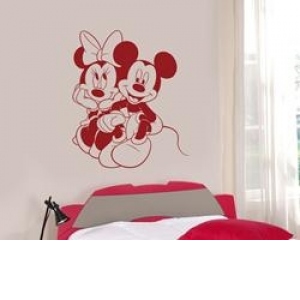 Sticker decorativ Mickey si Minnie Mouse(50x59)