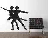 Sticker decorativ Cuplu balerini 1(80x68)
