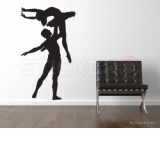 Sticker decorativ Cuplu balerini 2(80x134)