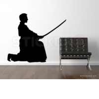 Sticker decorativ Samurai(70x58)