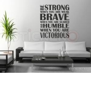 Strong Brave Humble(50x57)