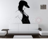 Fashion girl - sticker decorativ(50x80)