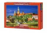 Puzzle 1000 piese Wawel Castle by Night, Poland 103027