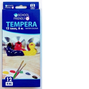 ACUARELE TEMPERA 6ml -12 CULORI