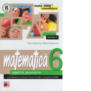 MATE 2000 CONSOLIDARE - MATEMATICA. ALGEBRA, GEOMETRIE. CLASA A VI-A. PARTEA I (Editia a III-a, revizuita - Anul scolar 2014-2015)