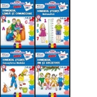 SET PATRU CARTI A4 (5-6 ANI) - 2014 - COLOR - GRUPA MARE
