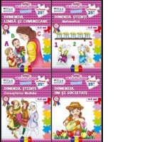 SET PATRU CARTI A4 (4-5 ANI) - 2014 - COLOR - GRUPA MIJLOCIE