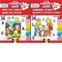 SET DOUA CARTI A4 (3-4 ANI) - 2014 - COLOR - GRUPA MICA