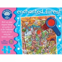 Puzzle cu surprize - Padurea fermecata (75 piese) - Orchard Toys (264)