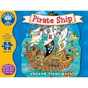 Puzzle de podea - Corabia piratilor (100 piese) - Orchard Toys (228)