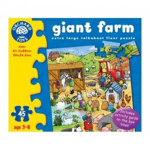 Puzzle gigant de podea - Ferma (45 piese) - Orchard Toys (284)