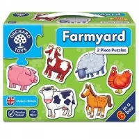 Set 6 puzzle Ferma (2 piese) FARMYARD