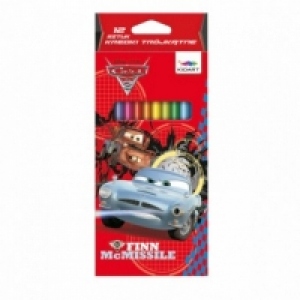 Set 12 creioane colorate Cars