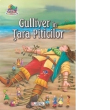 Gulliver in Tara Piticilor. Carte de colorat + poveste (format A5) (Colectia Creionul fermecat)