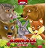 Animale salbatice - pliant cartonat (romana - engleza - germana - italiana - franceza)