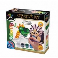 Color Me Plus Dinos - Dinozauri (Set de modelat si colorat figurine de animale)