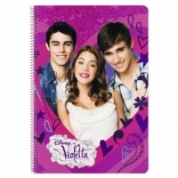 Caiet cu spira A4-80 de file colectia Violetta - New