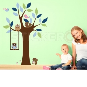 Copacelul din padure - stickere camera copii(72x100)