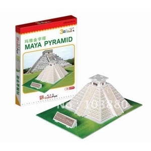 Piramida Maya Mexic - Puzzle 3D - 19 piese