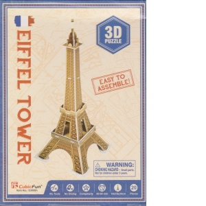 Turnul Eiffel Paris Franta - Puzzle 3D - 20 de piese