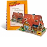 Casa rurala Germania - Puzzle 3D - 37 de piese