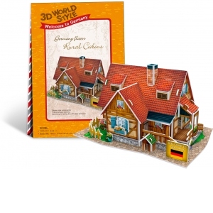 Casa rurala Germania - Puzzle 3D - 37 de piese
