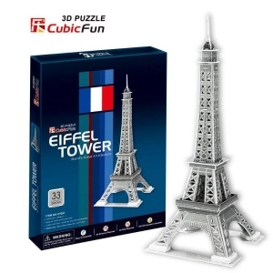Turnul Eiffel Paris Franta - Puzzle - 3D - 33 de piese