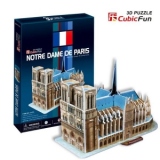 Catedrala Notre Dame din Paris Franta - Puzzle 3D - 40 de piese