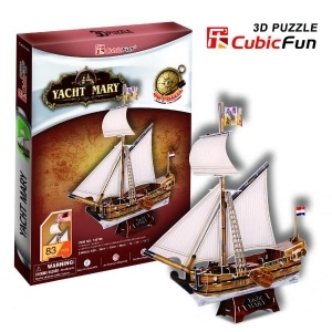 Yachtul Mary - Puzzle 3D - 83 de piese