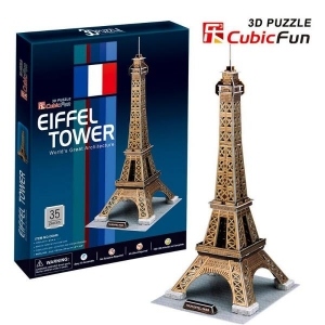 Turnul Eiffel Paris Franta - Puzzle 3D - 35 de piese