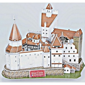 Castelul Bran Romania - Puzzle 3D - 93 de piese
