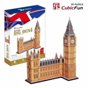 Big Ben si Palatul Parlamentului Anglia - Puzzle 3D - 117 piese
