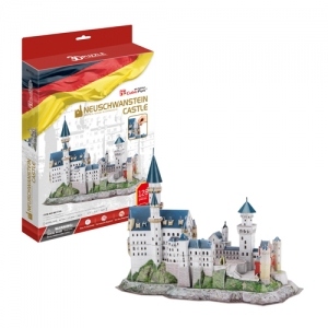 Castelul Neuschwanstein Germania - Puzzle 3D - 128 de piese